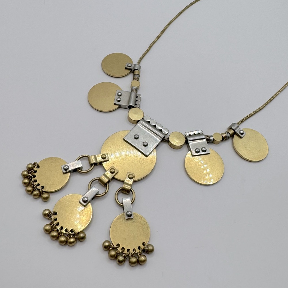 MADEWELL Mixed Metals Statement Necklace - Picture 8 of 12